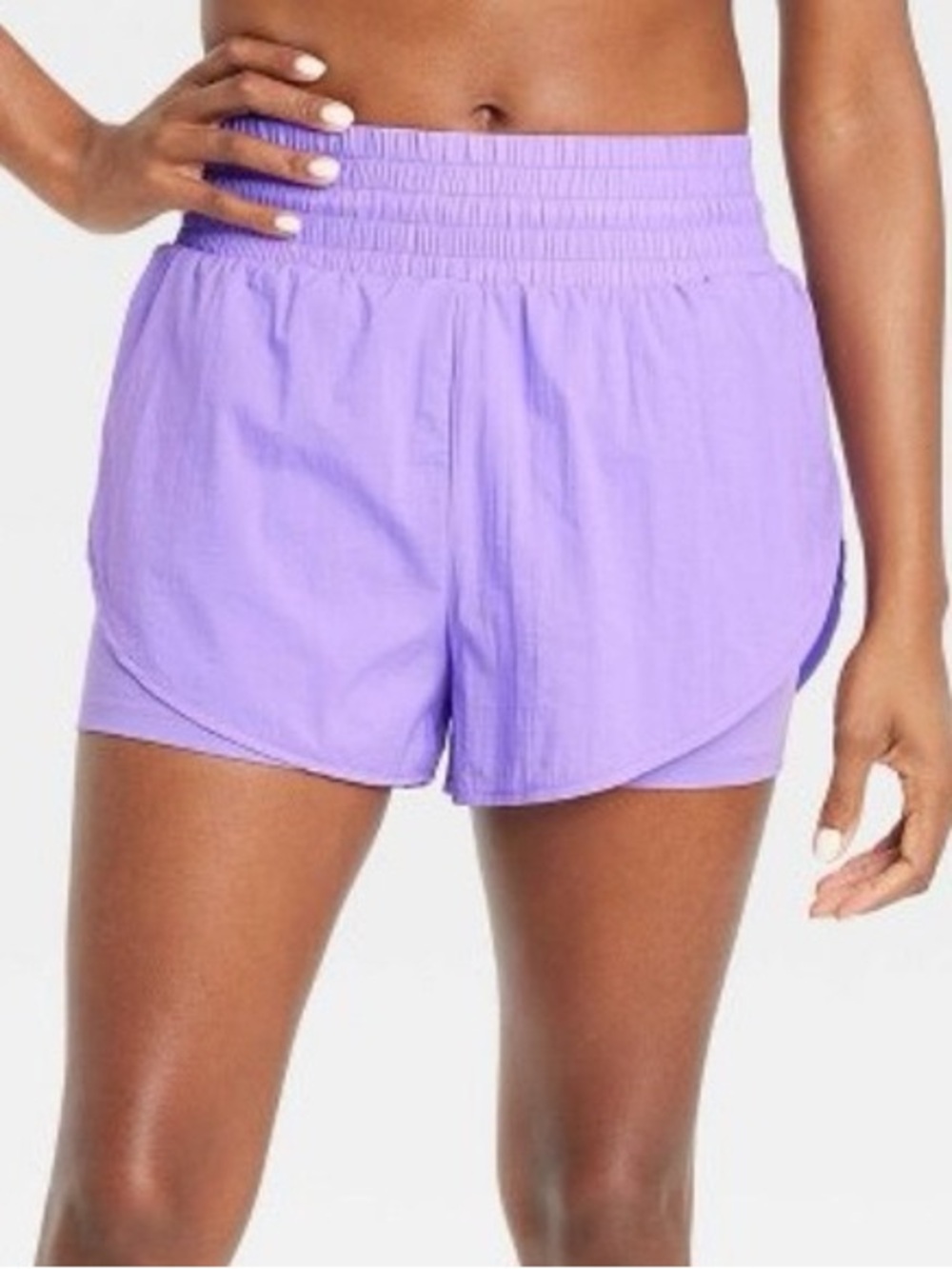 all in motion Lavender Athletic Running Shorts
